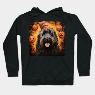 Briard dog Halloween Hoodie